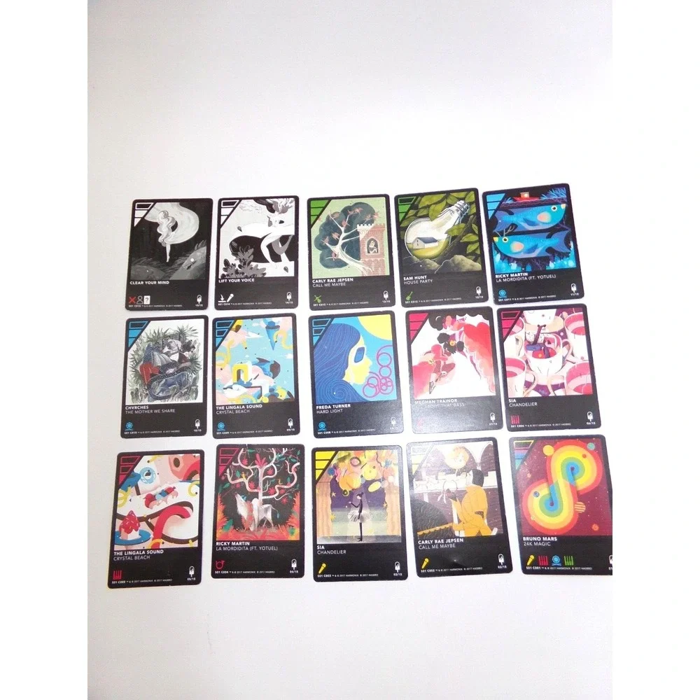 SWEETS DropMix Playlist 15 Cards Complete Set Harmonix